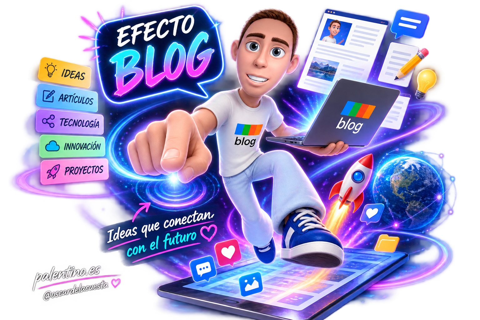 Concepto visual generado con IA para el Efecto Blog de Modern Terminal AI